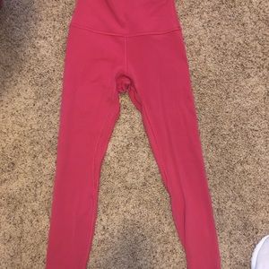 pink lululemon aligns